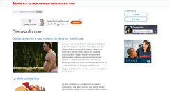 Desktop Screenshot of dietasinfo.com